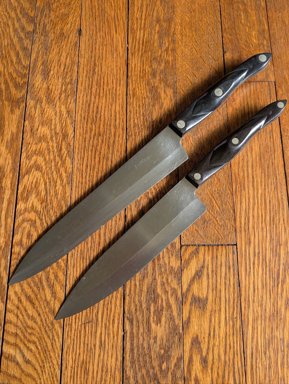 Set Of 2 CUTCO CLASSIC HANDLE 1738 JD & 1725 Prep Knives Knife Set Full Tang